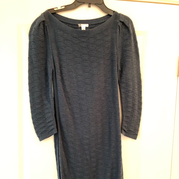 Teal Sweater Dress - Picture 1 of 2